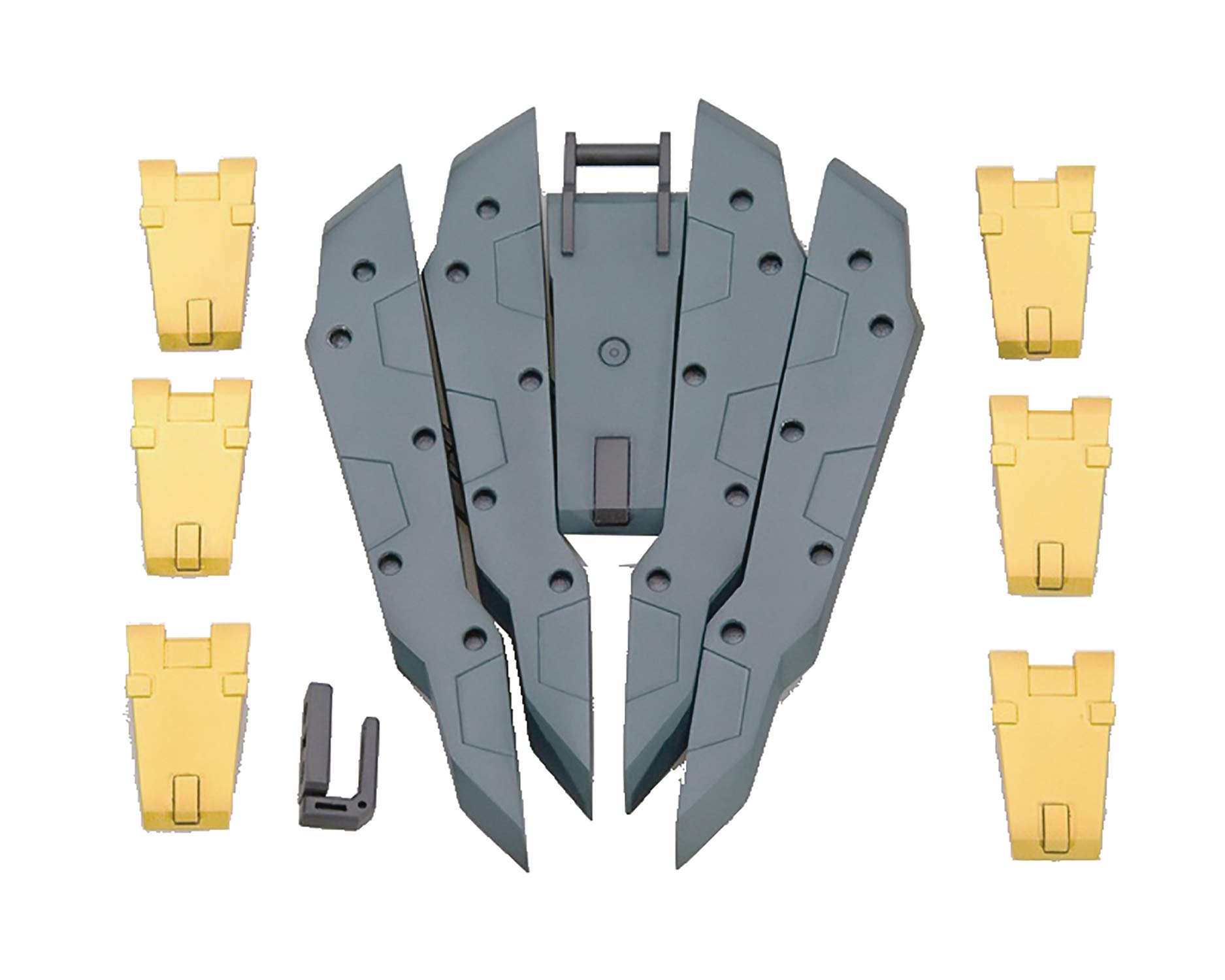 KotobukiyaModeling Support Goods: Weapon Unit 19 Freestyle Shield Model Kit Accessory, Multicolor