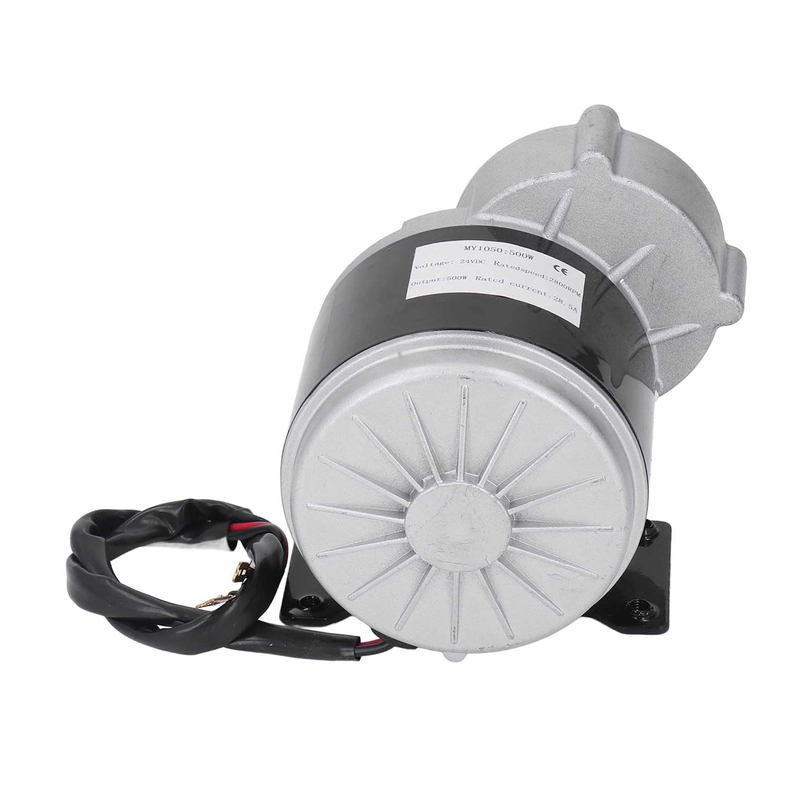 BuyWeek Moteur Électrique Réduction de Vitesse DC 24V 500W, 13T 2800 RPM Moteur à Engrenages Réduction de Vitesse Moteur à Brosse pour Vélo Électrique