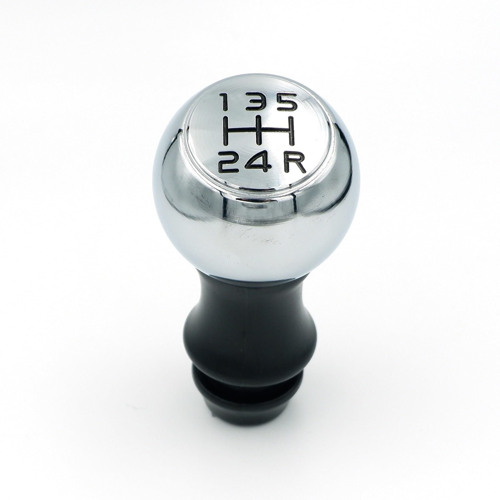 Lzbzhb One Color 5 Speed Gear Shift Knob Gaiter Manual Stick Shifter For Peugeot 106 107 206 207 306 307 308 3008 406 5008 605 Gear Shift Knob(Matte Black)