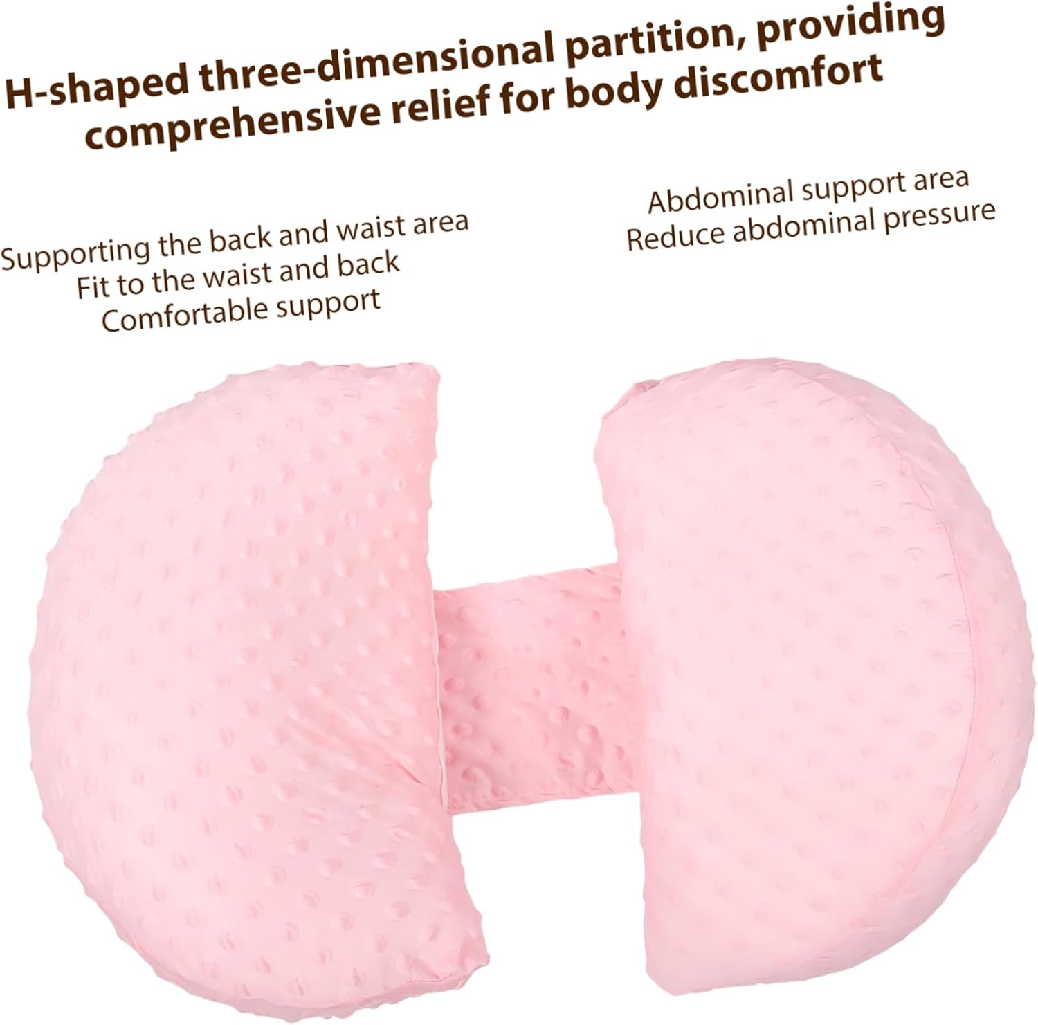 Ergonomic Waist Pillow Maternity Pillow for Pregnancy Back Breastfeeding Cooling Comfortable for Pregnant Women