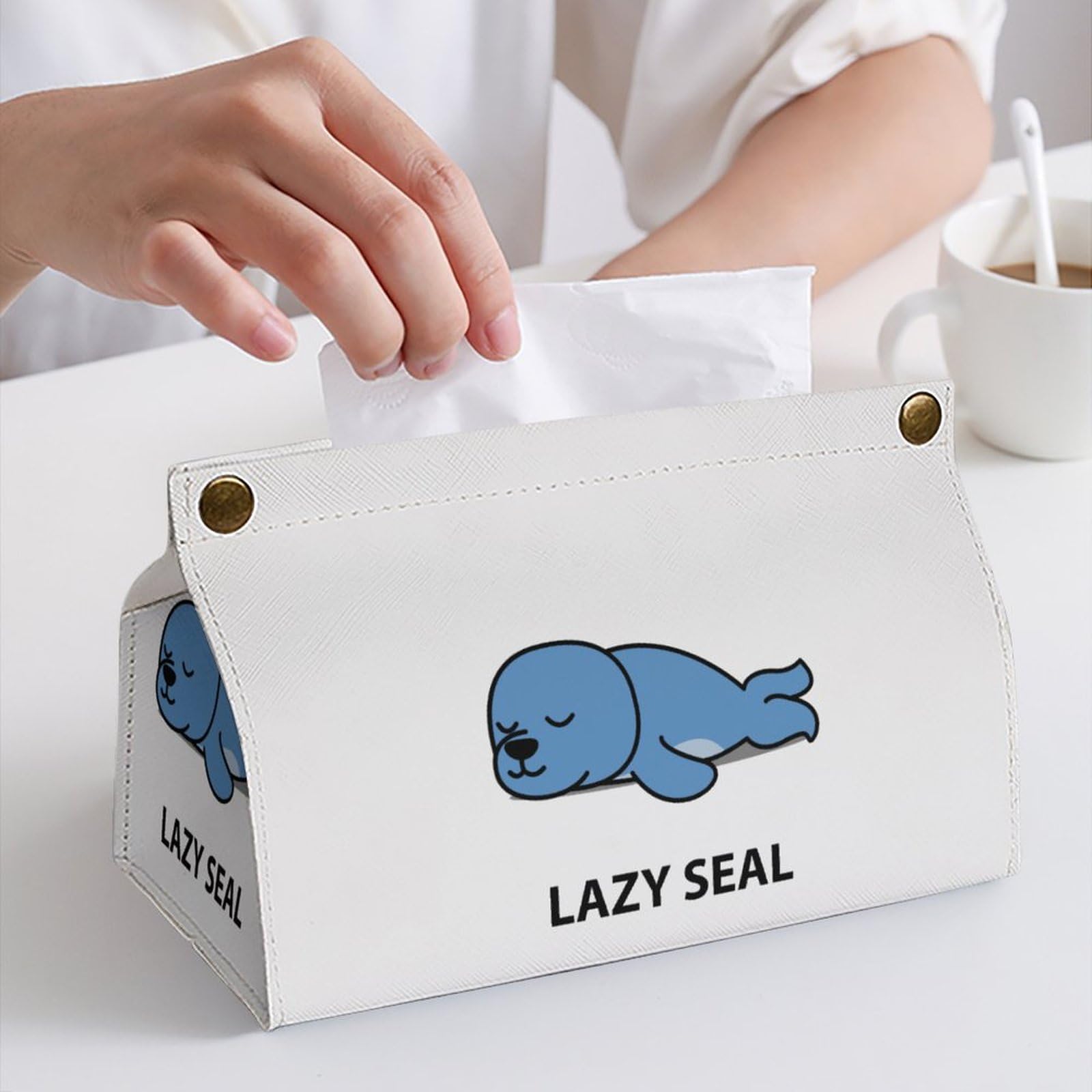 Amazon｜ティッシュケース かわいい あざらし アザラシ 海豹