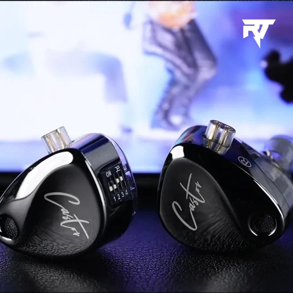 Fone De Ouvido In-Ear K-Z CASTOR X 4 Drivers Dinamicos, Switch
