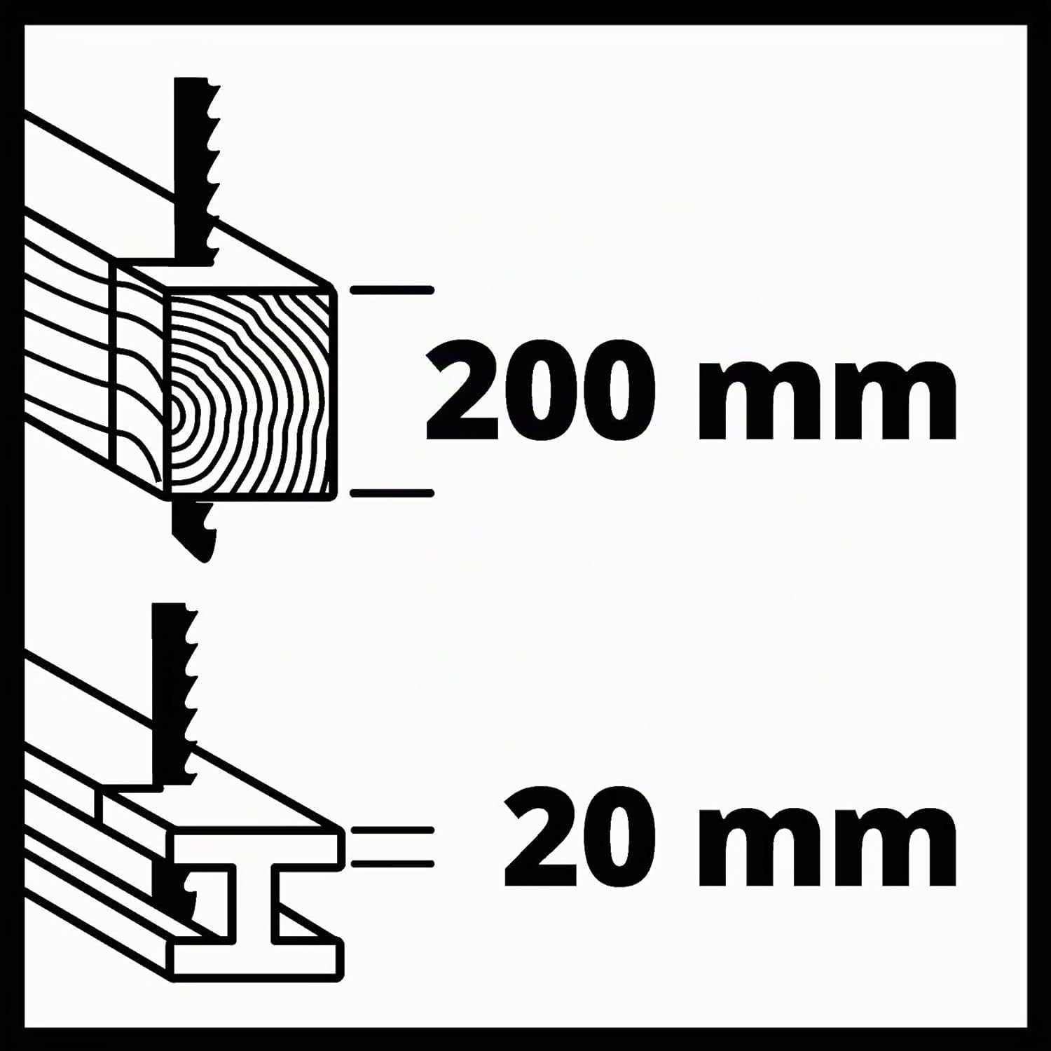 Einhell TE-AP 950 E All Purpose Saw (220-240 V, 50 Hz, 950 W, 0-2800, 28 mm)