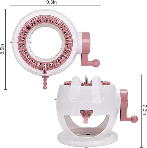 Miniatura 5 de Máquina de tejer, máquina de tejer 22 agujas, máquina de tejer de 22 agujas para adultos y niños, telar inteligente para bufandas, sombreros,