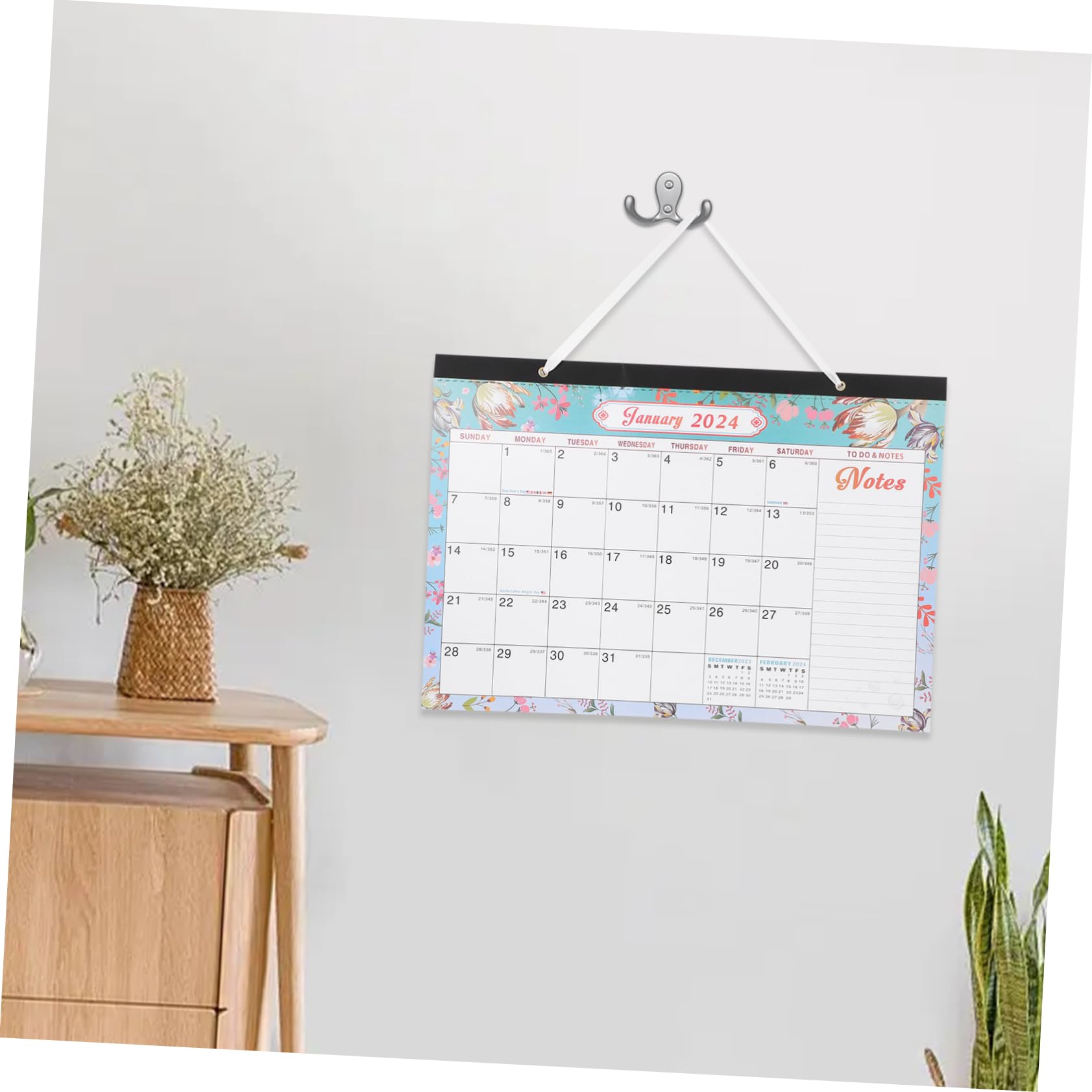 SEWACC 5stücke Wandkalender Für Familienplanung Aufhängbarer Monatskalender Mit Kreativen Notizfeldern Für Büro Und Zuhause Übersichtliche Gestaltung Für Termine Und Ereignisse
