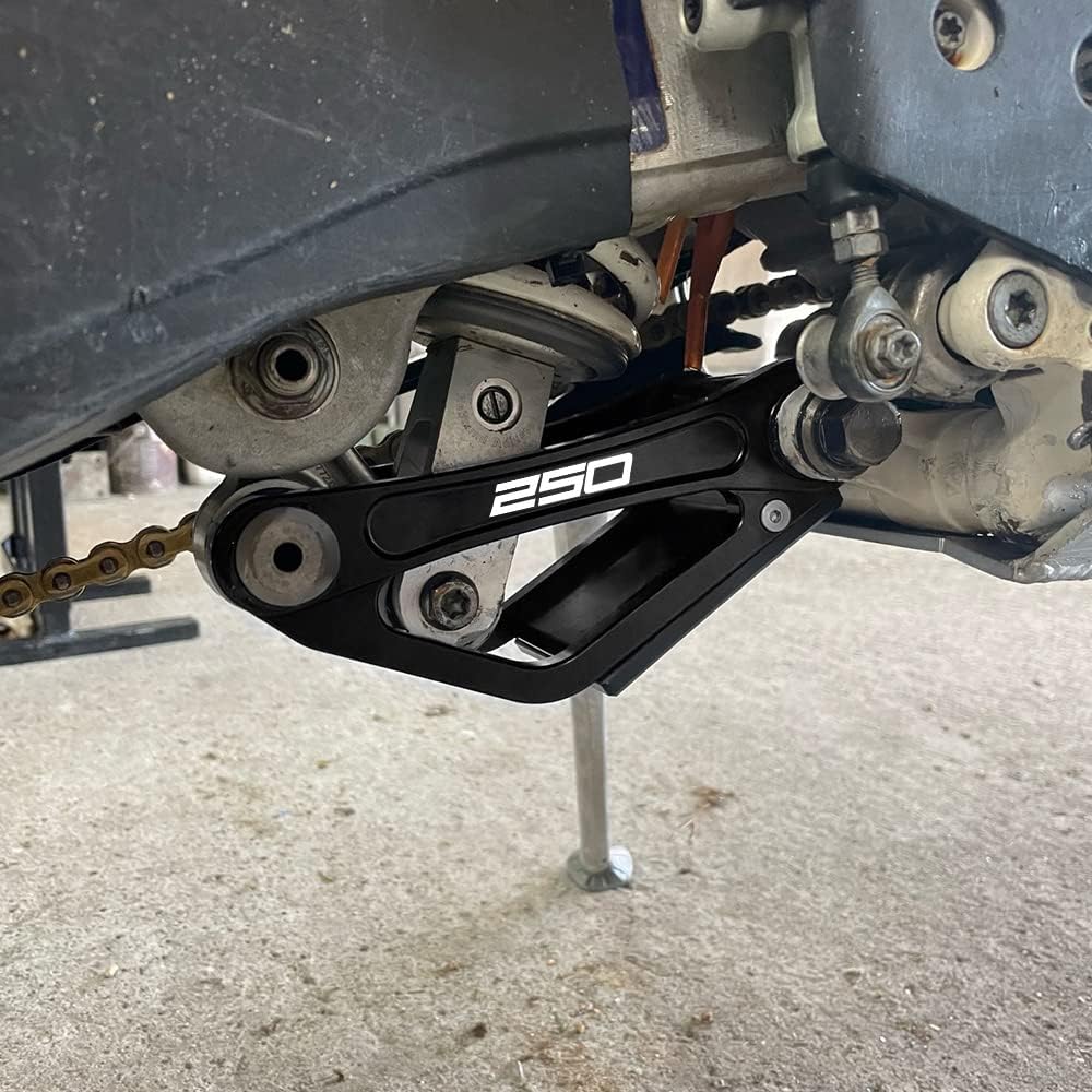 Compatible with 250XC 300XC 2012-2020 150XC 2012-2014 Motorcycle CNC Adjustable Lowering Link kit 300 250 125 xc Accessories (250XC-black)