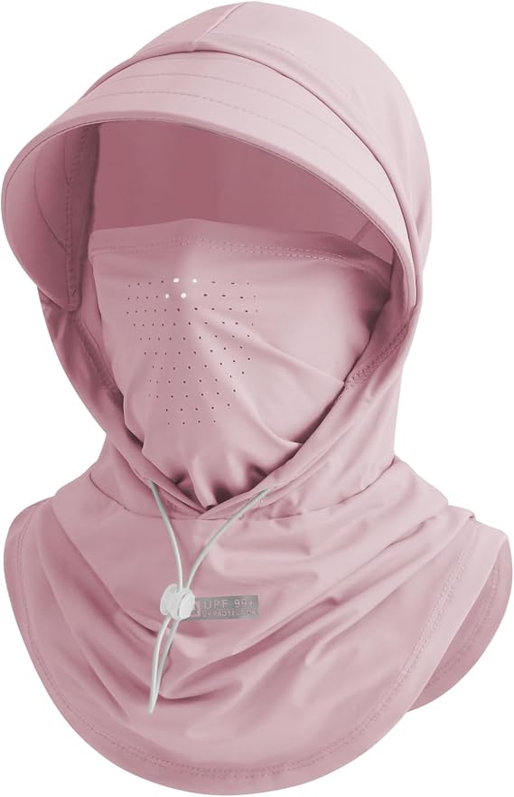 Cooling Breathable Balaclava Full Face Mask with Wide Brim Sun UV Protection Hood for Men Women Fishing Motorcycle Skiing