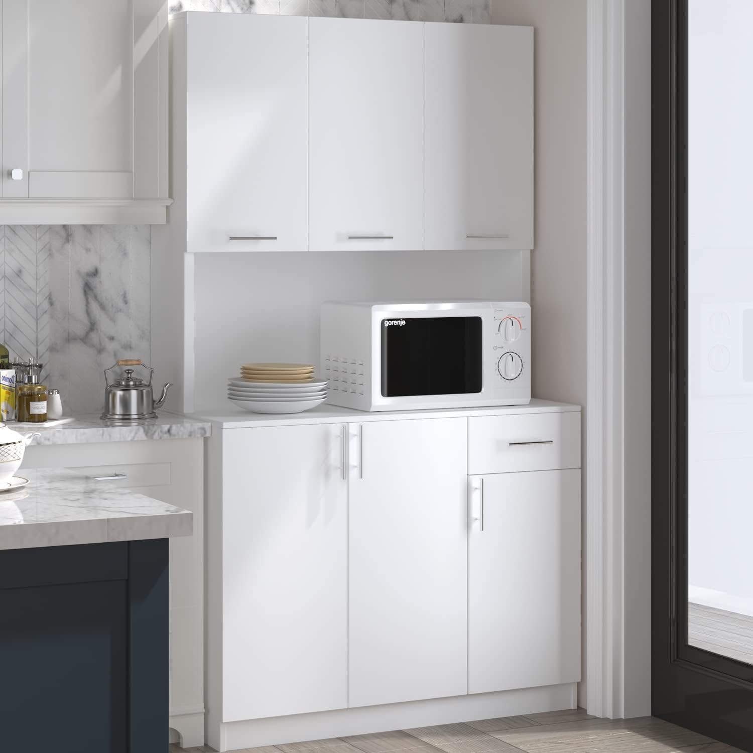 Kitchen Pantry 72" Kitchen Pantry Storage