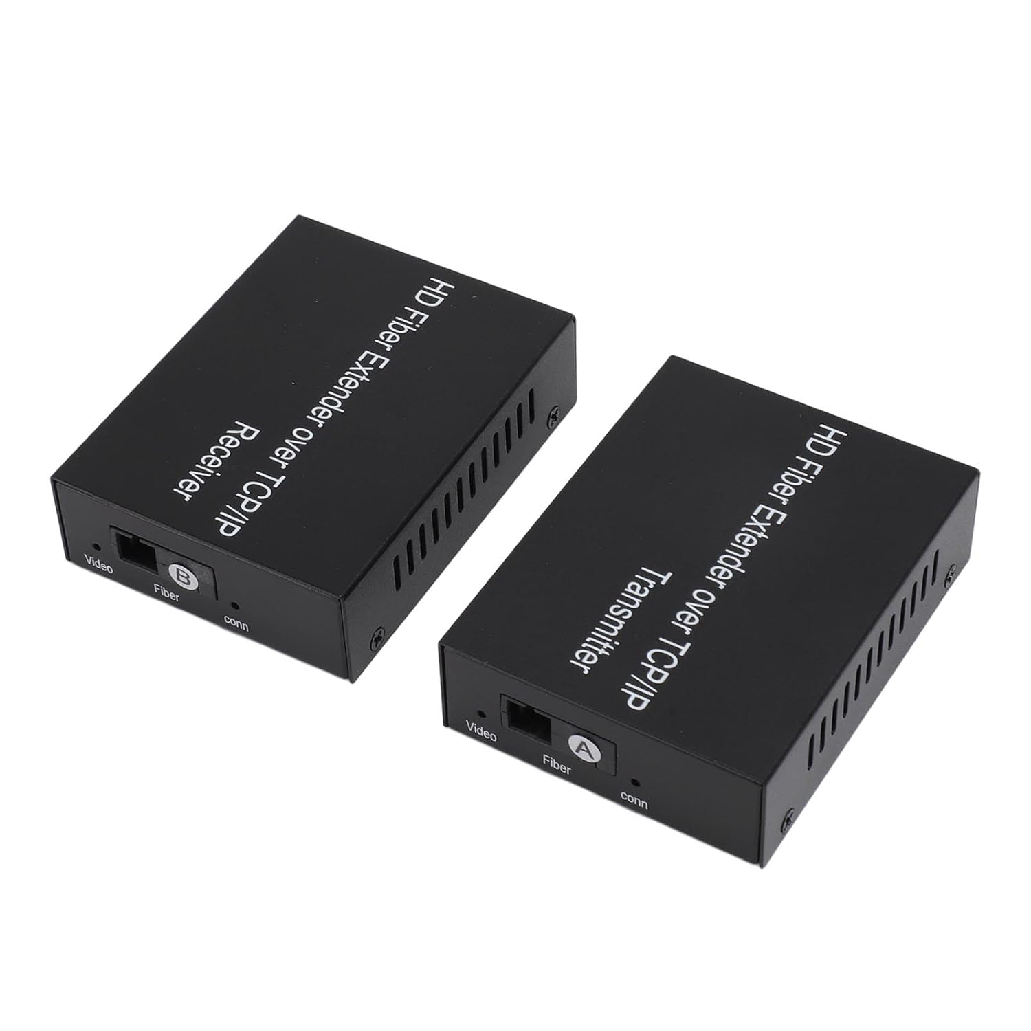 SUNGOOYUE 20KM HD Multimedia Interface KVM Fiber Extender, 1080P 60Hz Ultra HD Keyboard Mouse Remote Control, with HDCP Compatibility Lossless Compressed Sound, for HDTV Displays (US Plug)