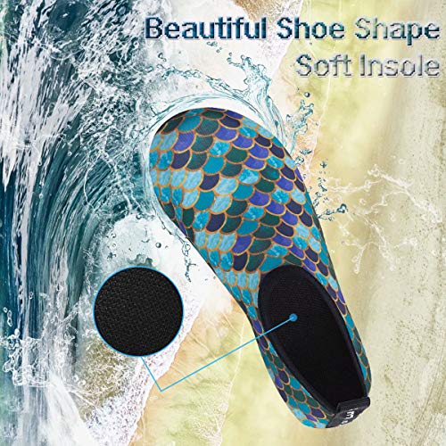 Image of YALOX Water Shoes Women's Men's Outdoor Beach Swimming Aqua Socks Quick-Dry Barefoot Shoes Surfing Yoga Pool Exercise