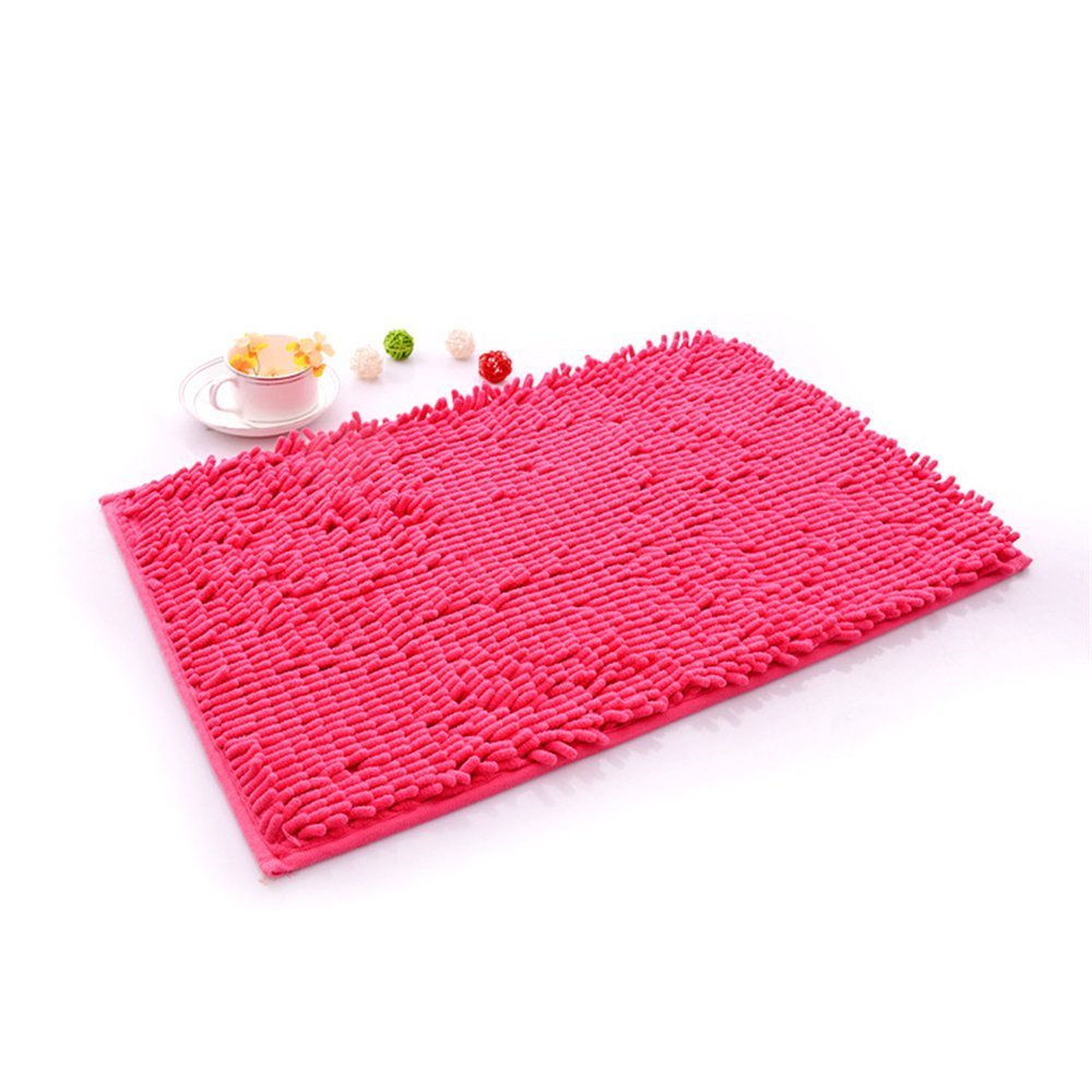 IVYRISE Bathroom Anti-Slip Bath Mat Skid Resistance Show Rug Carpet Rose