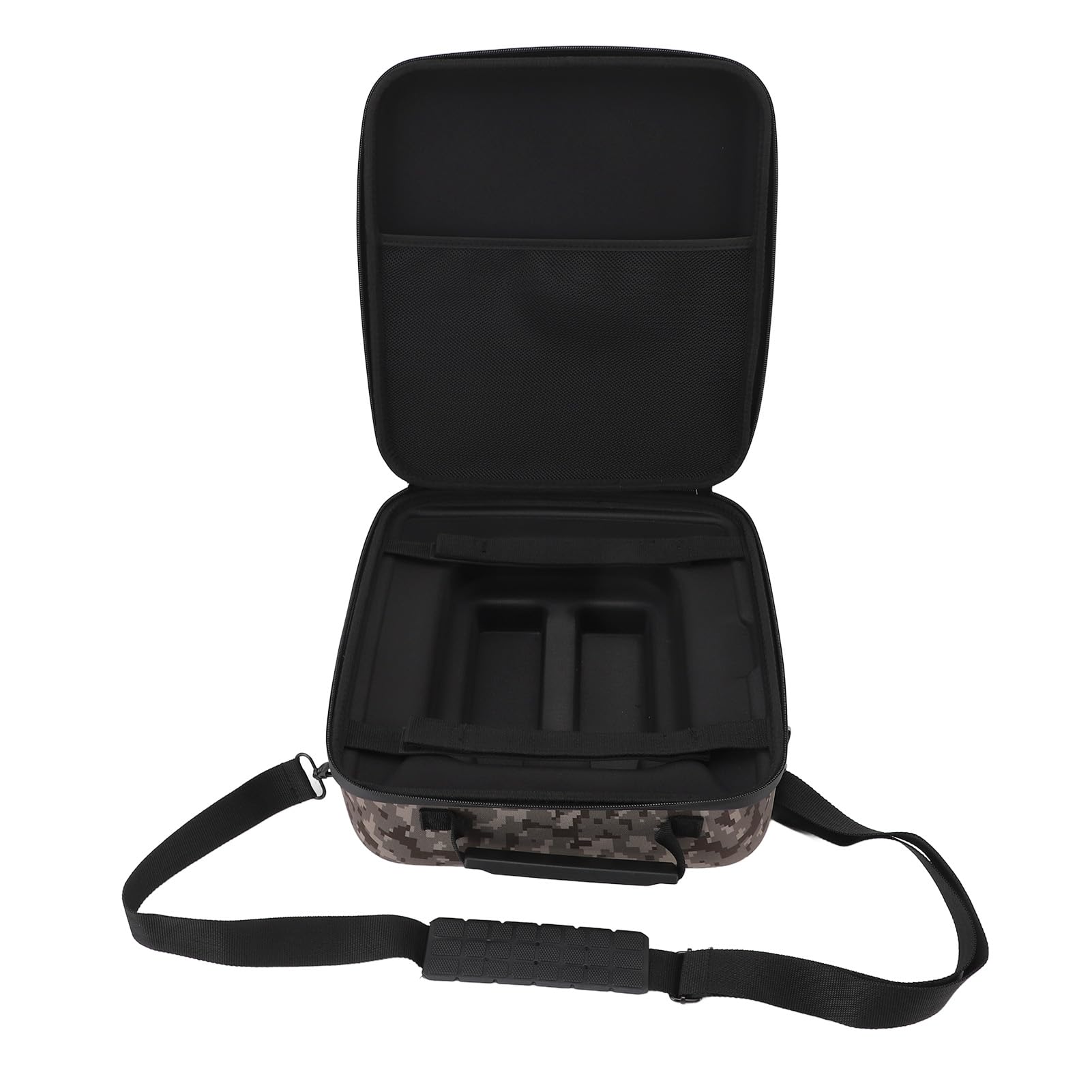 Custodia Rigida per Satellite Custodia da Trasporto in Tessuto Oxford 35 X 32 X 13 Cm Portatile Resistente Alla Pioggia con Scomparti Multipli per Viaggi, Campeggio, Esterni, Accessori per