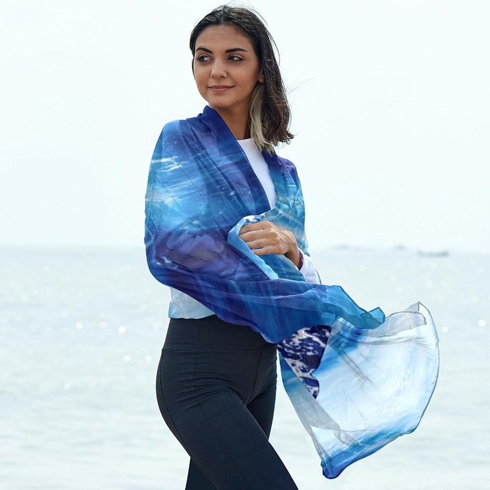 Amazon.com: Anna Cowper Scarves for Women Lightweight Silk Thin