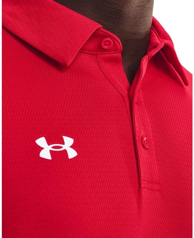 Under Armour Team Tech Polo LG Red - Image 6
