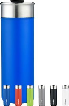 18 Oz Double Walled Stainless Steel Tumbler w/Sliding Lid - Vacuum Insulated Copper Lined Keeps HOT/Cold for 12/24 Hours for Travel, Coffee, Drinks