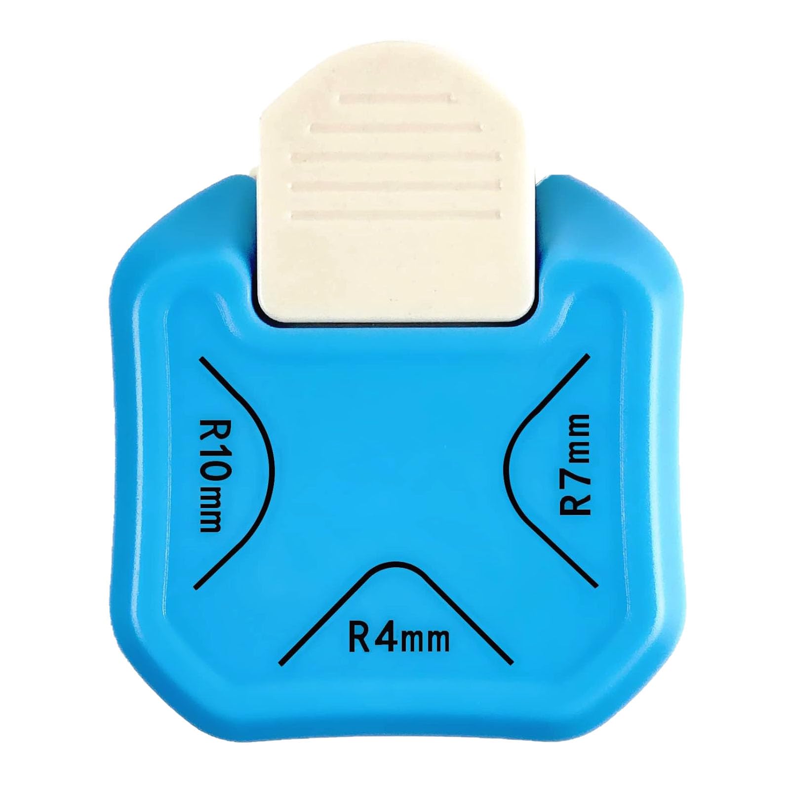 JeeSoarToFar3-in-1 Corner Rounder, R4mm+R7mm+R10mm, 3-Way Paper Corner Punch for Paper Crafts, DIY Projects, Laminates, Photo Edges, Card Making, Scrapbooking, Office Supplies