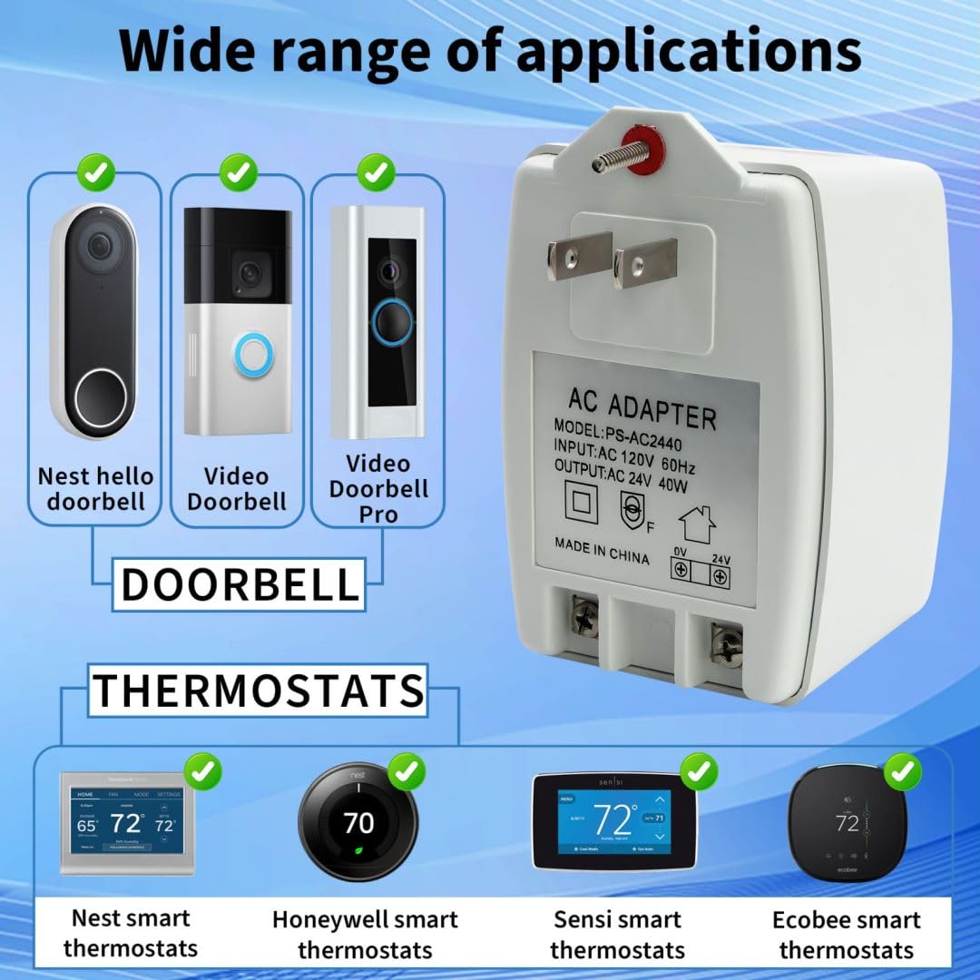 Ring Plug In Ring Doorbell Pro Power Adapter SingPad Power Adapter