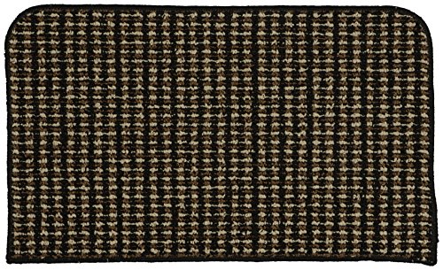 Garland Rug Berber Colorations Kitchen Slice Rug, 18-Inch by 30-Inch, Black