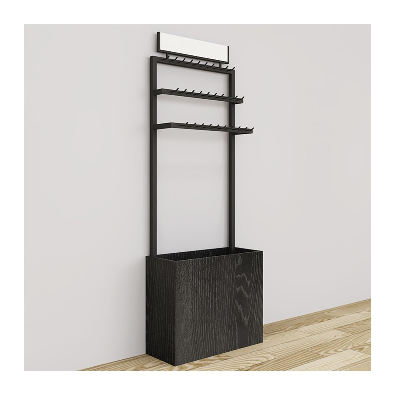 Estantes de exhibición de Cinturones de pie para Venta minorista, Ganchos Colgantes para Tiendas de Ropa, Organizador de Cinturones, Bufandas, chales, Bolsos, j,A-60x25x165CM