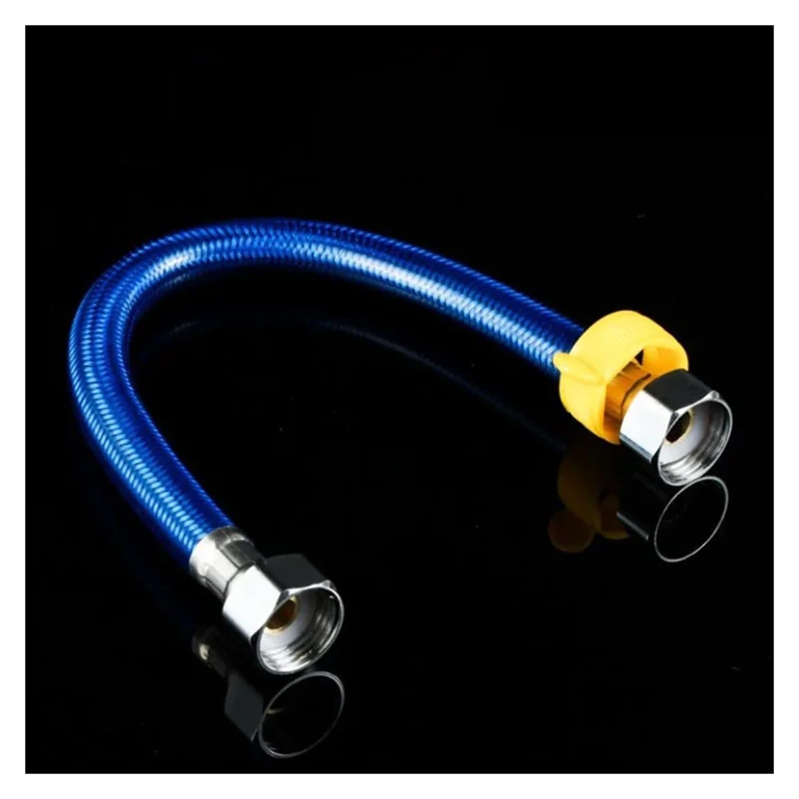 Generico Pianificazione anti-esplosione in acciaio inossidabile inossidabile da 1/2 "per tubo d'acqua flessibile flessibile for tubo flessibile for rubinetto(Red,200CM_OD 14XID 7MM)