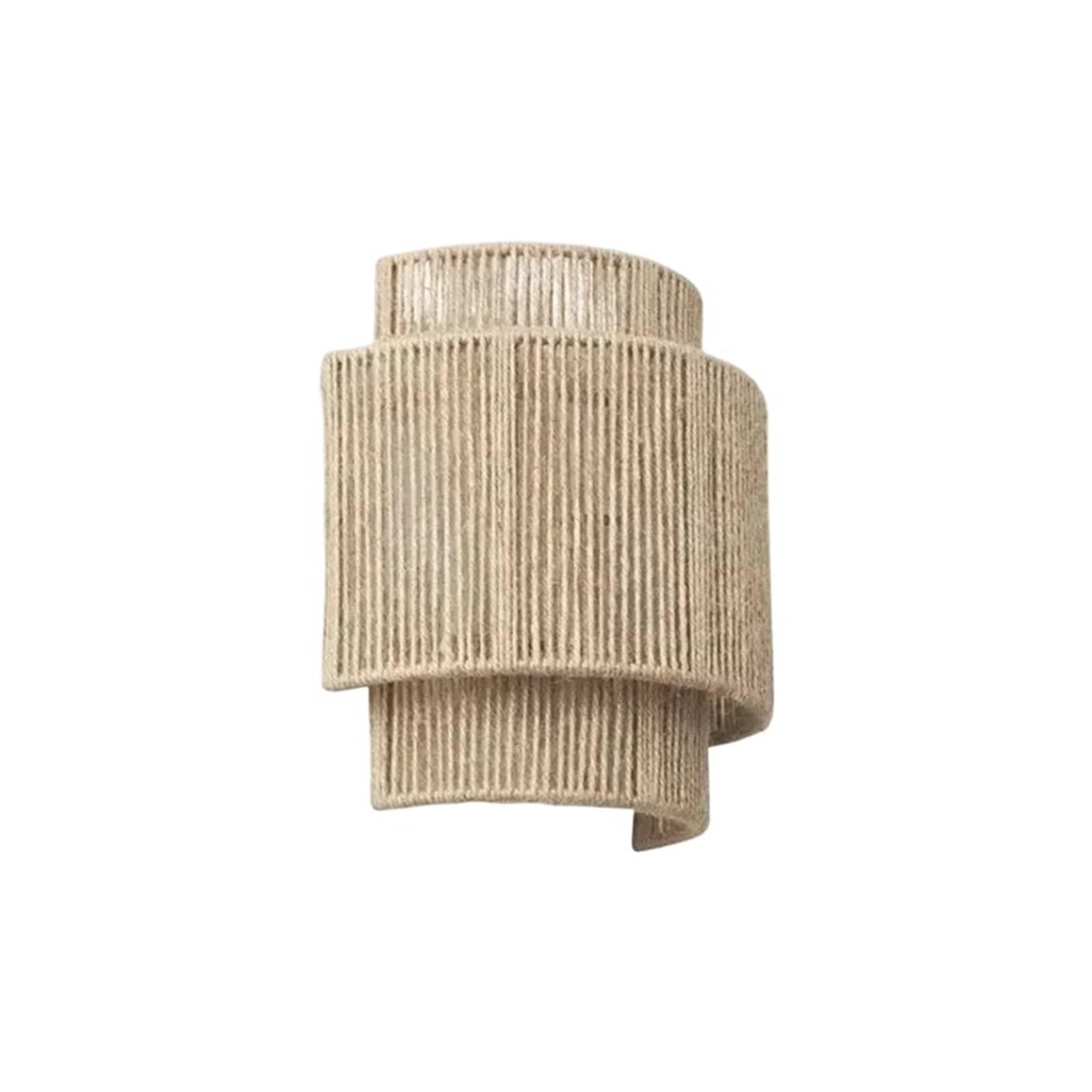 Sauna Lamp Shade Vintage Design Hemp Rope Wall Lamps