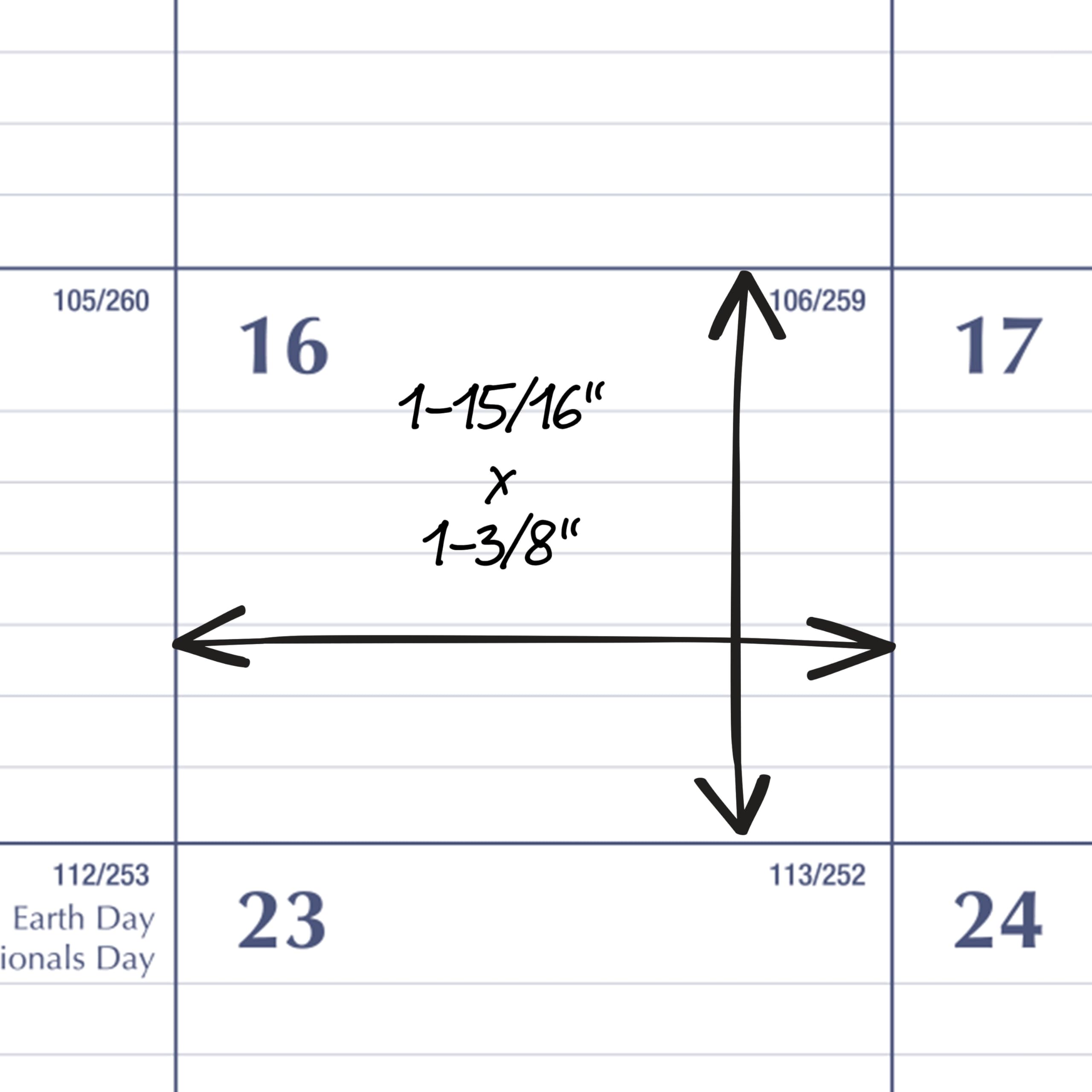 Mead Tischkalender 2026–2027 Planungsblock, akademischer 15 Monate April-Juni, monatlich, 54 x 43 cm, Standard, linierter Tagesblock, Basic (CAM92020)