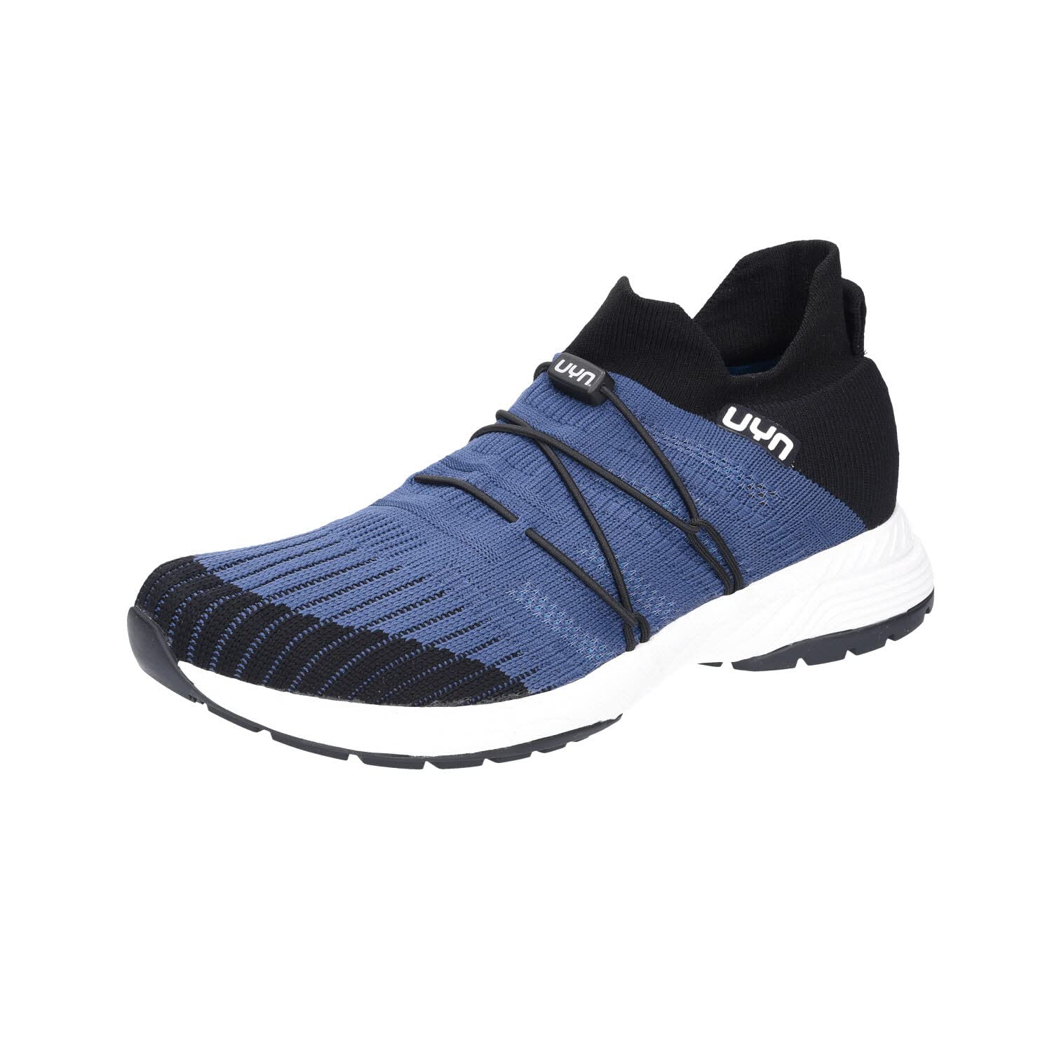 UYN Y100009 Free Flow Tune Sneaker Male Black Blue UK 8.5