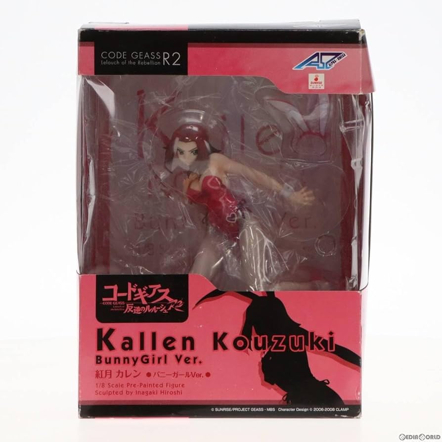 【新品】コードギアス　反逆のルルーシュ バニーフィギュア　C.C. 紅月カレン 生足ならではの脚線美！ 「コードギアス」より紅月カレンの生足