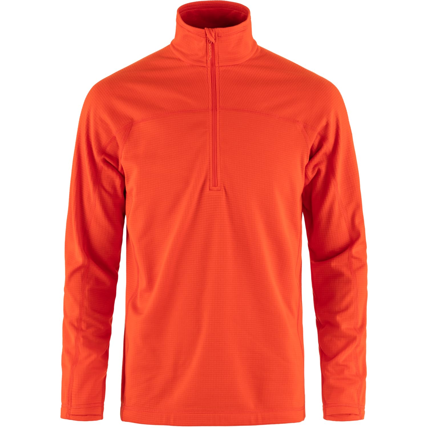 Fjallraven 87113-214 Abisko Lite Fleece Half Zip M Sweatshirt Men's Flame Orange Size M