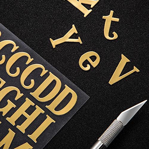 Bbto 20 Sheets Alphabet Letter Stickers 10 Colors Self Adhesive Sticker Colorful Pu Material Convex Feeling (Colorful Letter Stickers) #TOP1