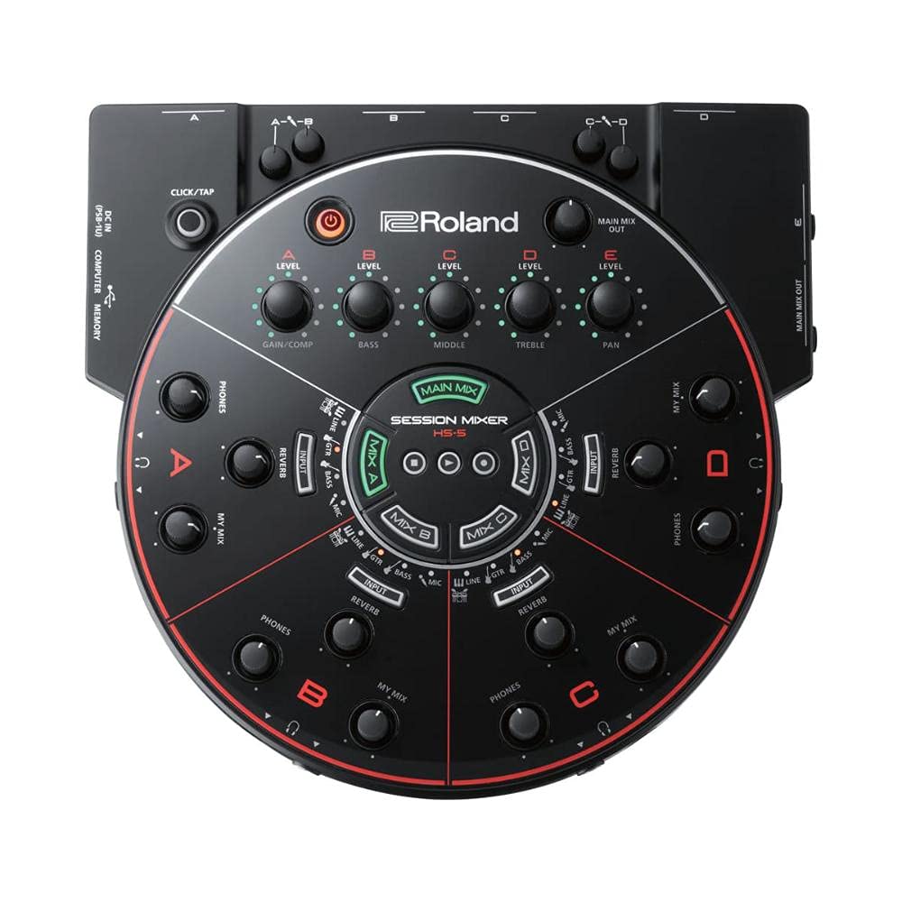 【美品】中古 Roland ローランド HS-5 セッションミキサー Amazon | Roland ローランド Session Mixer HS-5 | DJミキサー