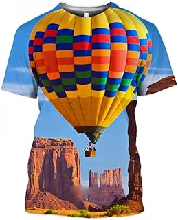 HUIGUANG Mens 3D Print t-shirts Parachute Men'S T-Shirt 3D Printing Retro Skydiving T-Shirt Parachuting Skydive Tee Tops Paragliding Homme Shirt