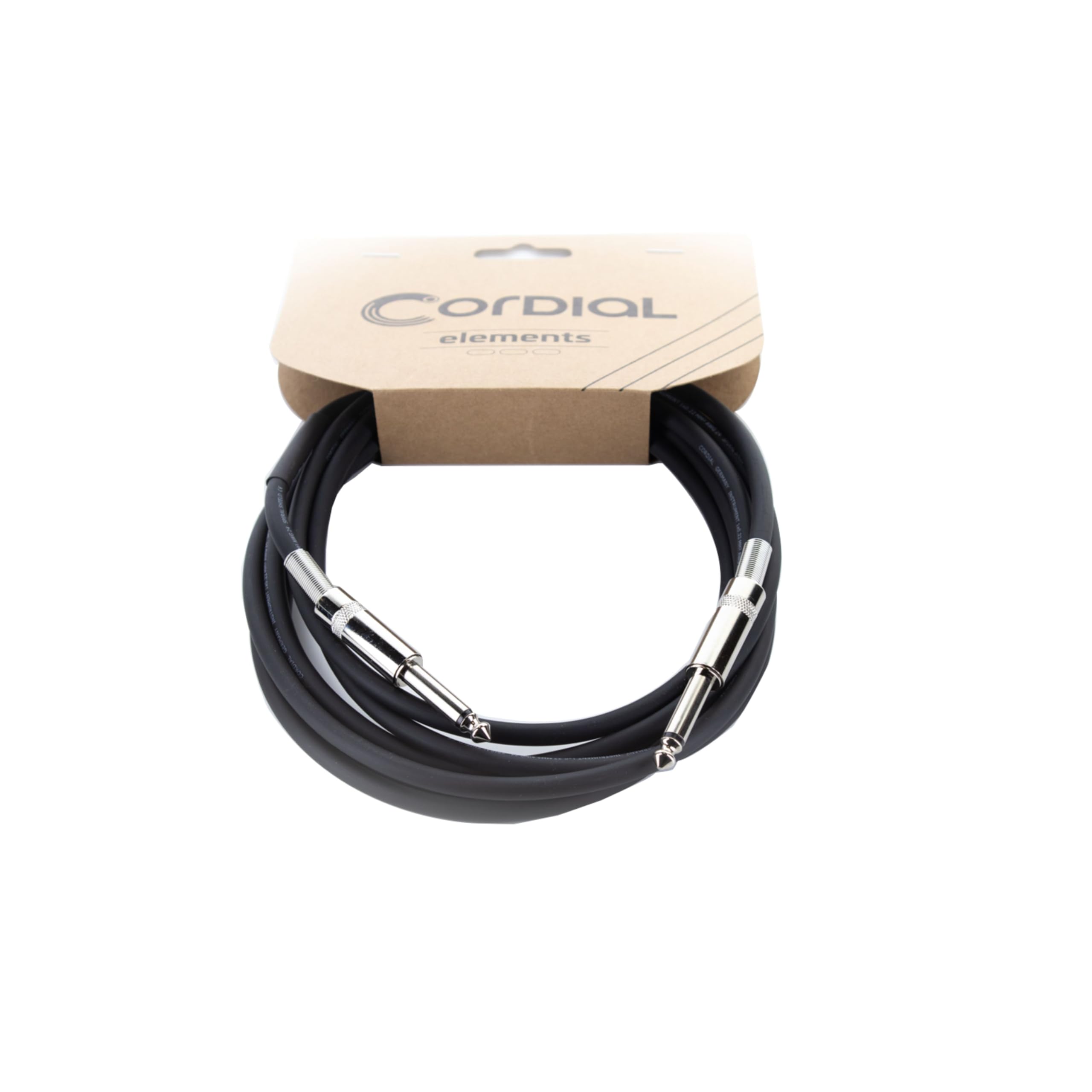 Câble guitare jack 1,5 m droit coudé Cordial ECL EI1.5PR