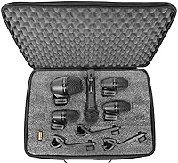 Vista 3 de Shure PG ALTA - Kit de micrófono de batería de 5 piezas para tocar y grabar bateristas, incluye micrófonos, soportes y cables con opciones para Kick