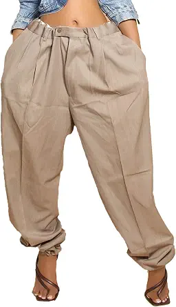 Women's Baggy Parachute Pants High Waisted Tapered Joggers