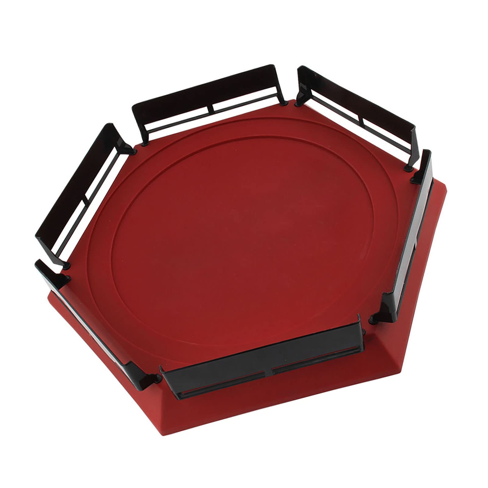 Burst Battle Top Arena, Safe Edge, Removable Design, DIY Assembly, Portable Burst Battling Tops Game Toy for Battling Tops Game (Red)