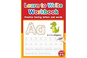 Write to Learn Workbook: Practice Tracing Letters and Words
