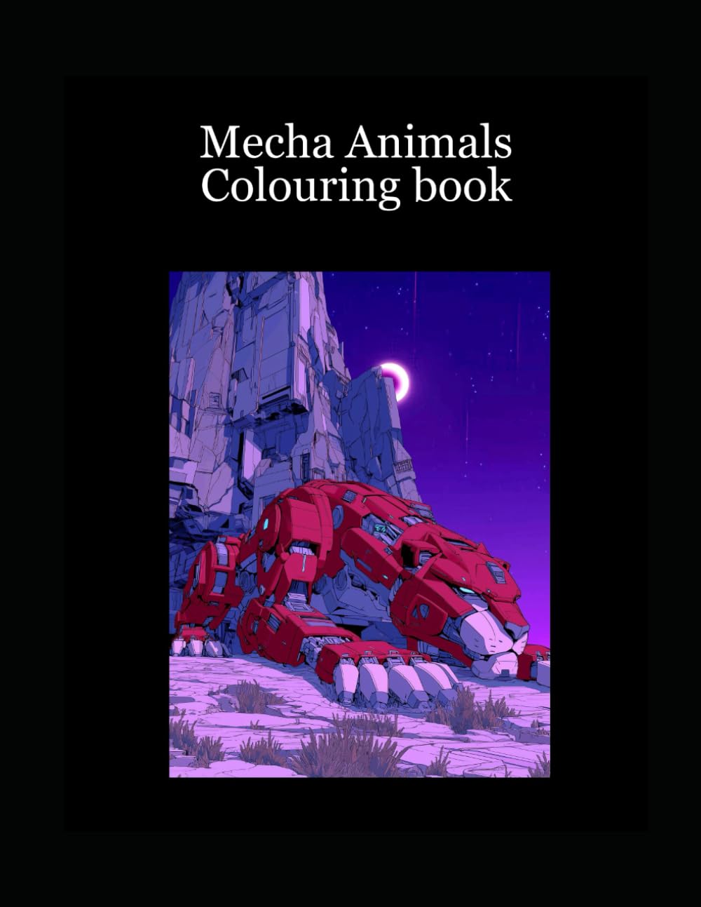 Mecha animals Colouring book (Colouring books for adults)