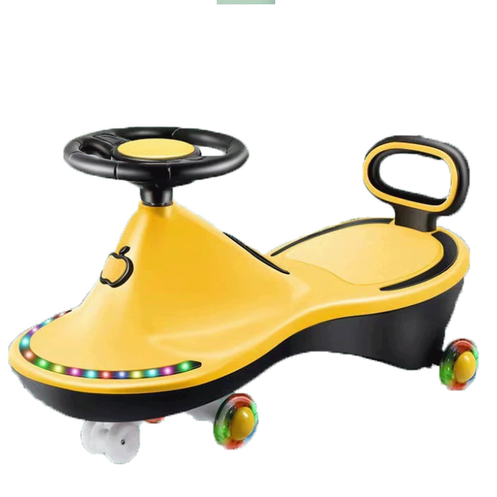 SDGBCXD Swing Car, Wiggle Car Music light Swing for Boys Girls Turn Movement to Steer Age 3 and Up Months Cars