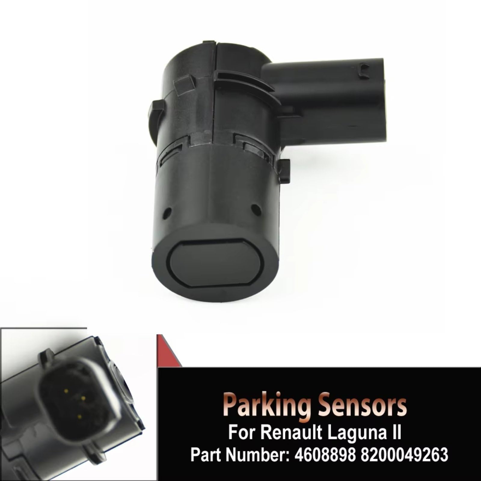 Capteur de stationnement Compatible avec Laguna II 2001-2006 (PSA9639945580) - Système Radar de recul sans Fil
