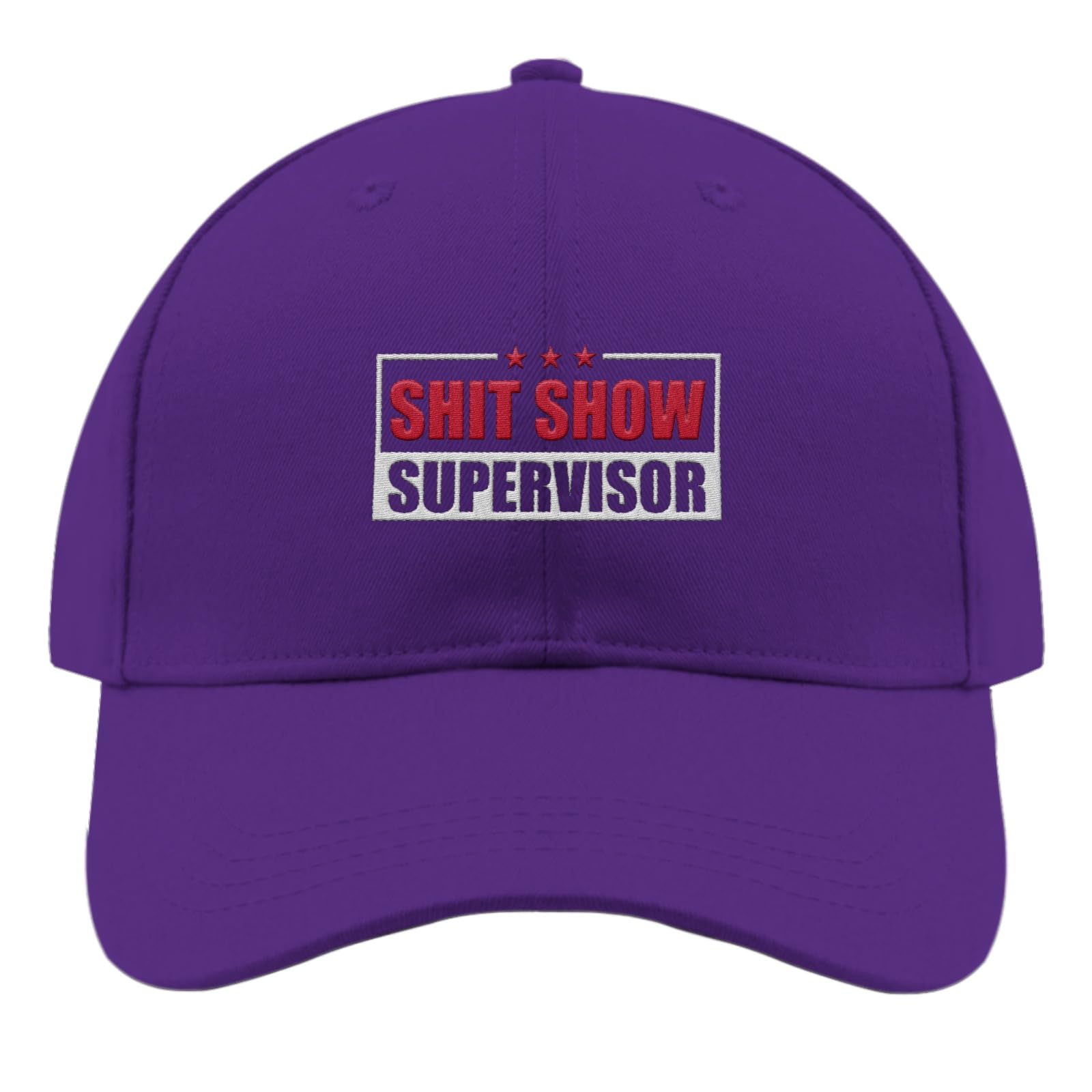 CMEE Dad Hats Shit Show Supervisor Trucker Hat for Women Fashion Embroidery Snapback