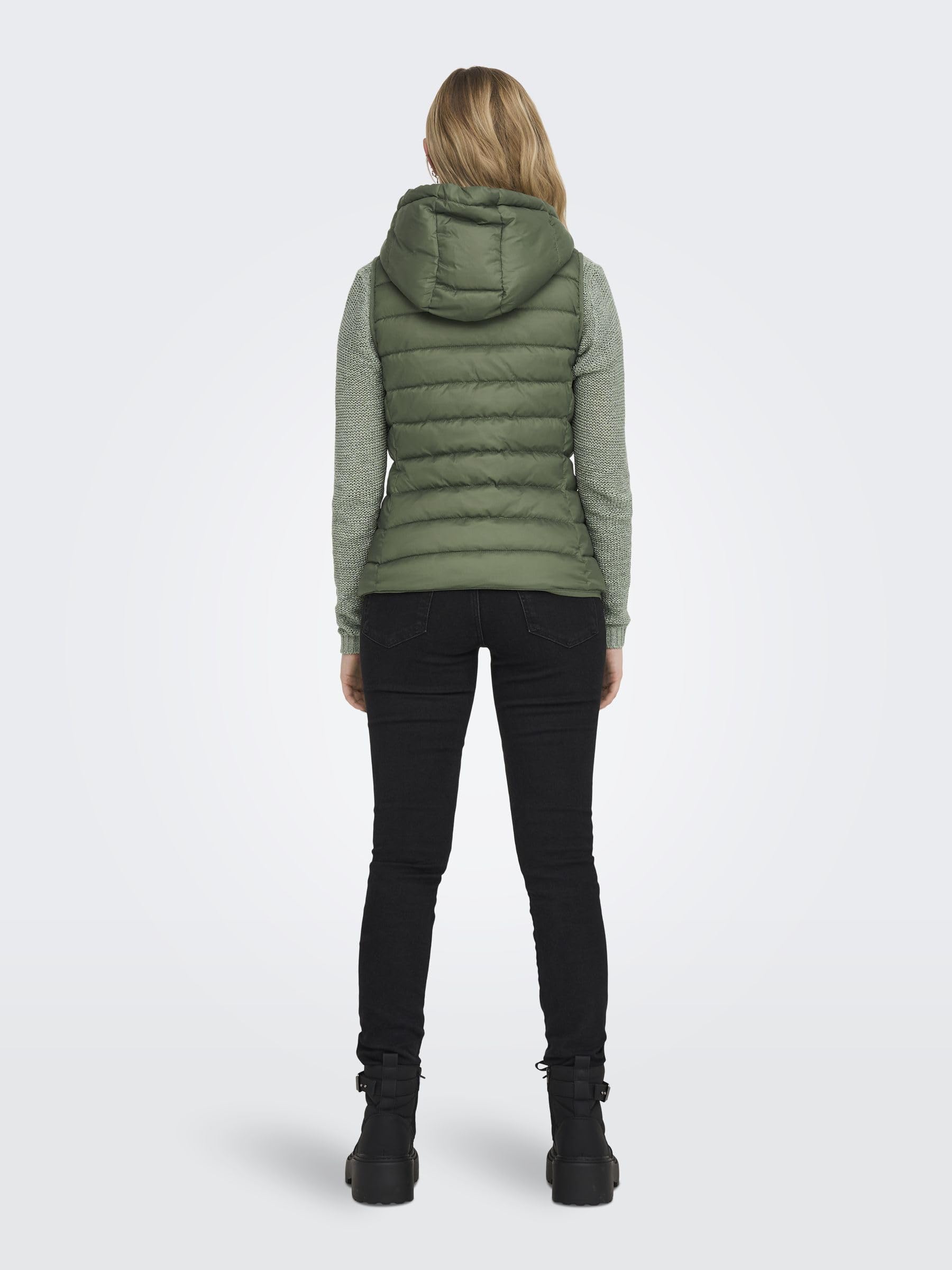 Only Kobiety Onldemy Kamizelka, Czarny, M