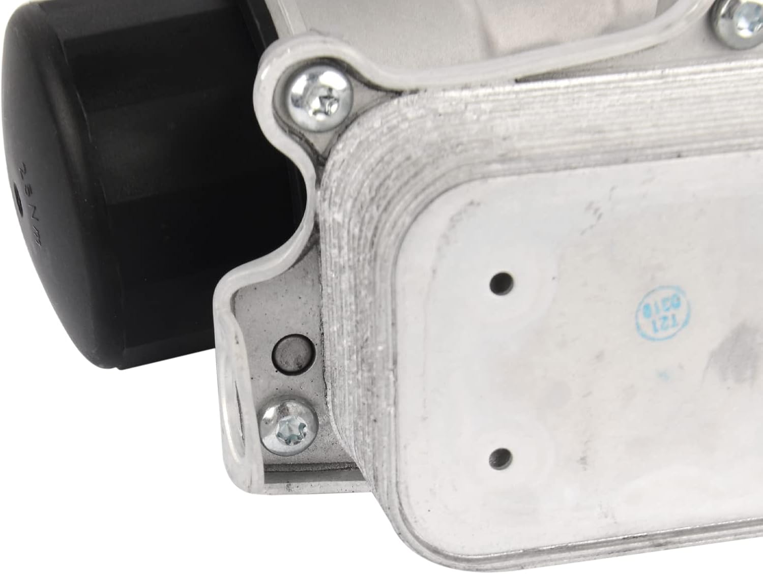 GELUOXI Engine Oil Filter Housing W/Oil Cooler Replacement for Mercedes W203 W211 C230 W216 W209 W211 A2721800510 2721800510