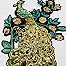 Sequin peacock flower Embroidered Applique Patch for Clothing, DIY Jackets, Vests, Sweatshirts, T-Shirts (type-9)