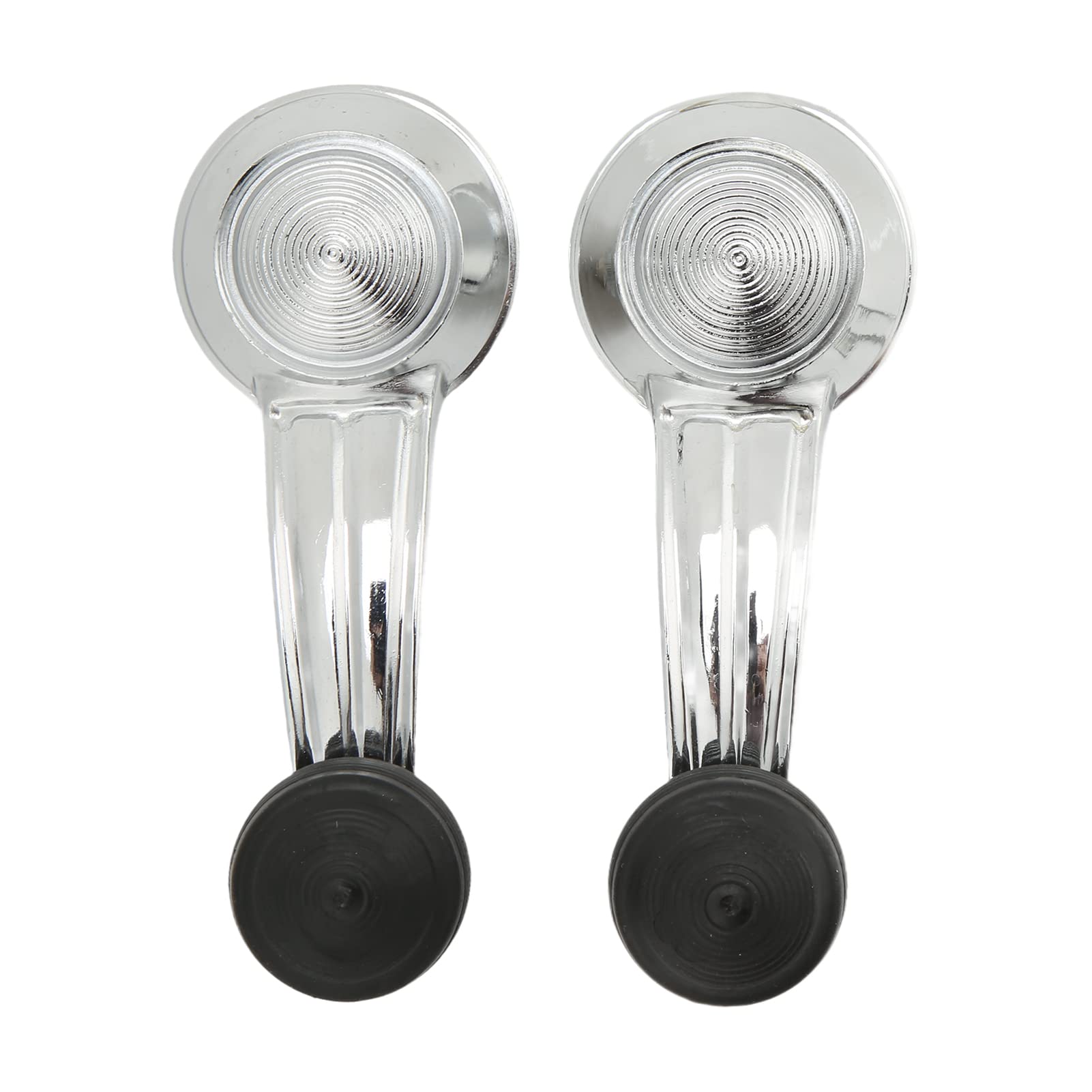 ACAGALA 2pcs Door Window Crank Handle Metal Chrome Compatible with Cimarron Eldorado