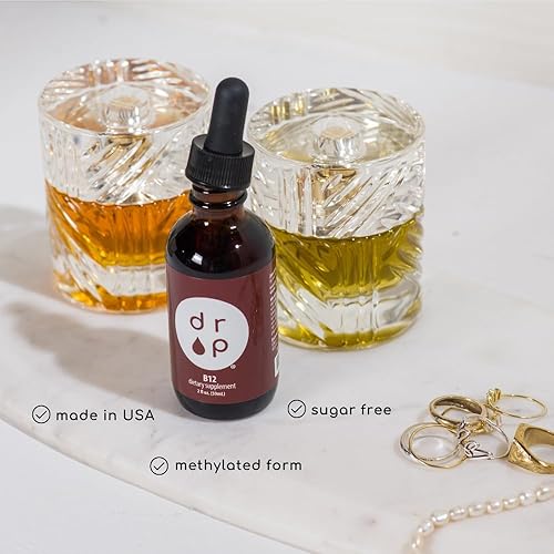 Miniatura 7 de Drop Supplements - Gotas de electrolitos orgánicos de minerales traza y vitamina B12, 2500 mcg, paquete de gotas líquidas de 2 onzas