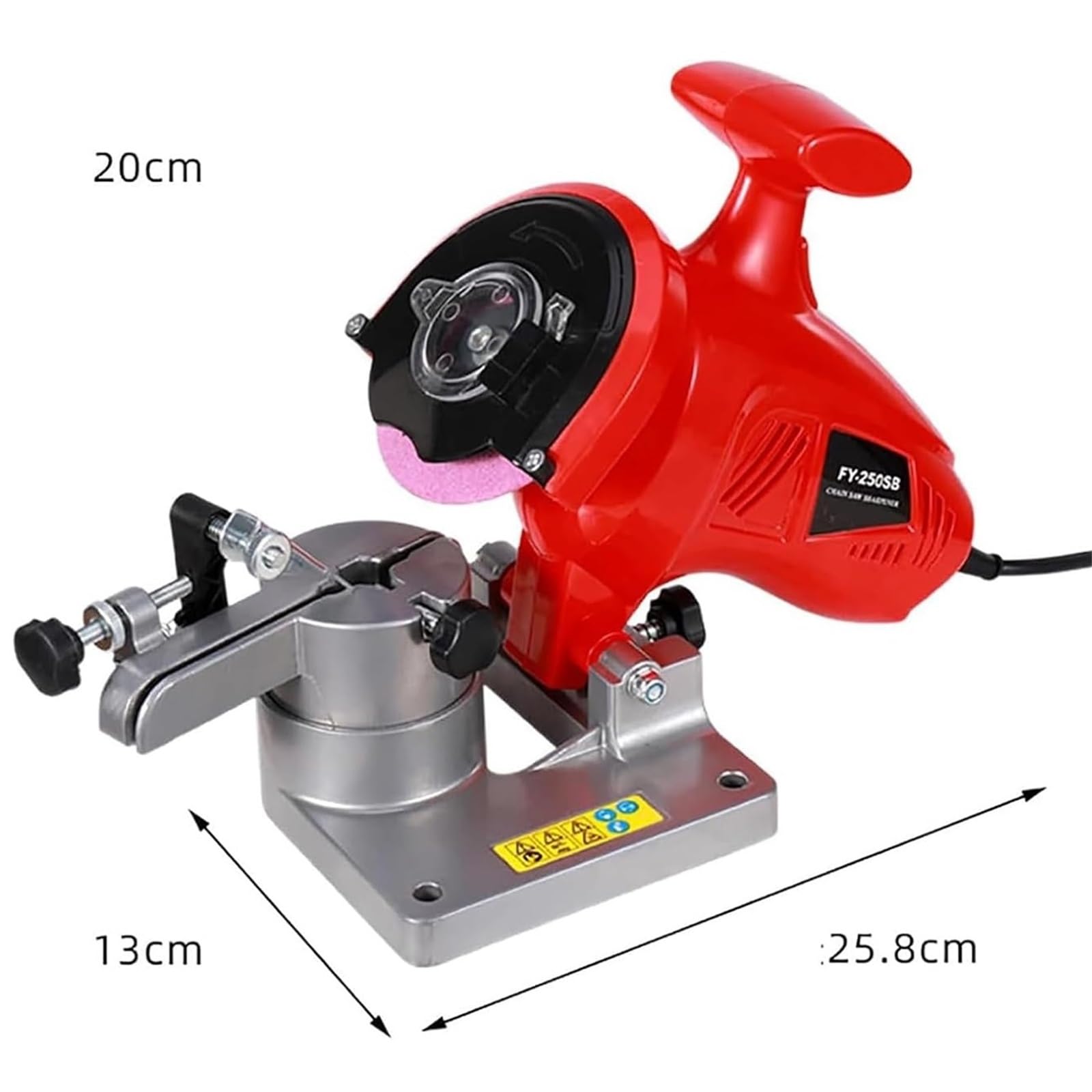 Affilacatene Elettrico for Motosega, smerigliatrice Automatica ad Alta velocità da 8400 Giri/min con preciso regolatore dell'angolo da 0 a 35°, Resistente Kit affilacatena Compatibile