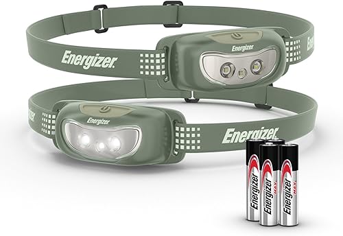 Miniatura 1 de Energizer Universal+ - Linterna frontal LED (paquete de 2), faros resistentes al agua IPX4, luz de cabeza brillante para exteriores, camping,