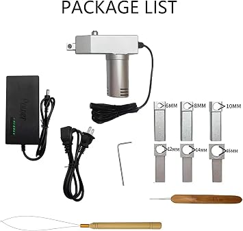 Dreadlocks Machine,Handheld Automatic Dreadlock Machine,DIY Dreadlocks,Dreadlock Machine Kit Portable for Synthetic Hair,Dreadlock Maker for Locs(6/8/10/12/14/16 mm)
