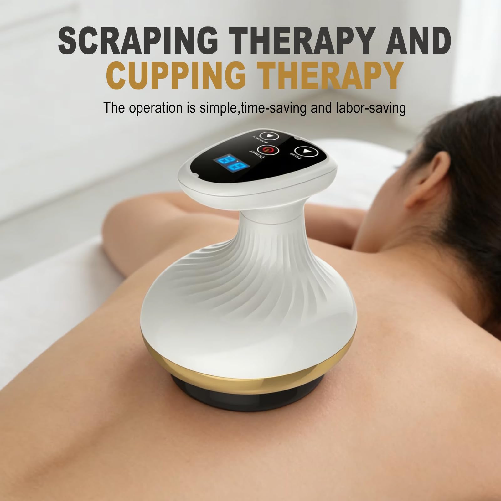 Vacuvia - Masajeador de celulitis 4 en 1 al vacío Gua Sha eléctrico